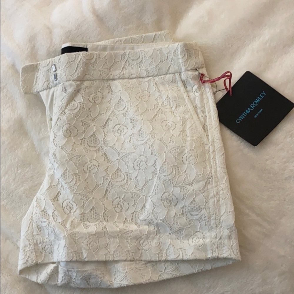 Cute flower design shorts